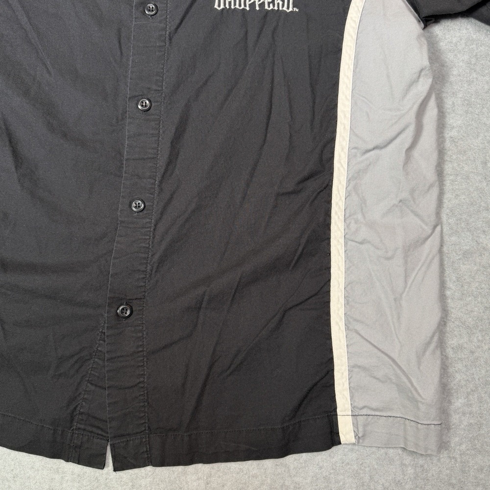 Vintage Orange County Choppers Mens XL Garage Shirt Black Button Up Bowler Biker - Picture 7 of 9